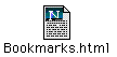NetscapeのBookmarks.htmlのアイコン